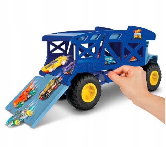 Hot Wheels Monster Trucks Rhino Rig Transporter Nosorożec HFB13 Model Rhino Rig Transporter Nosorożec