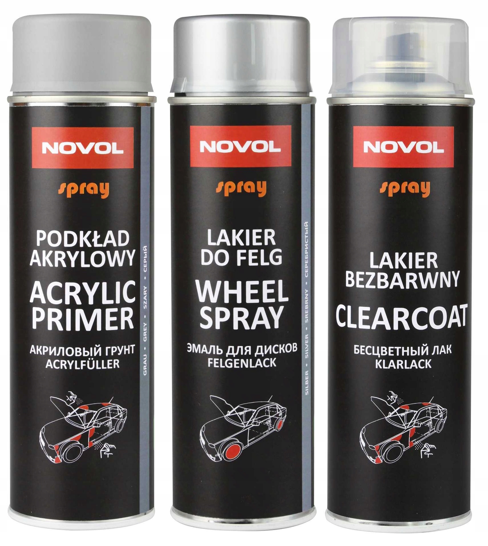 

Novol Lakier Zestaw Do Malowania Regeneracji Felg