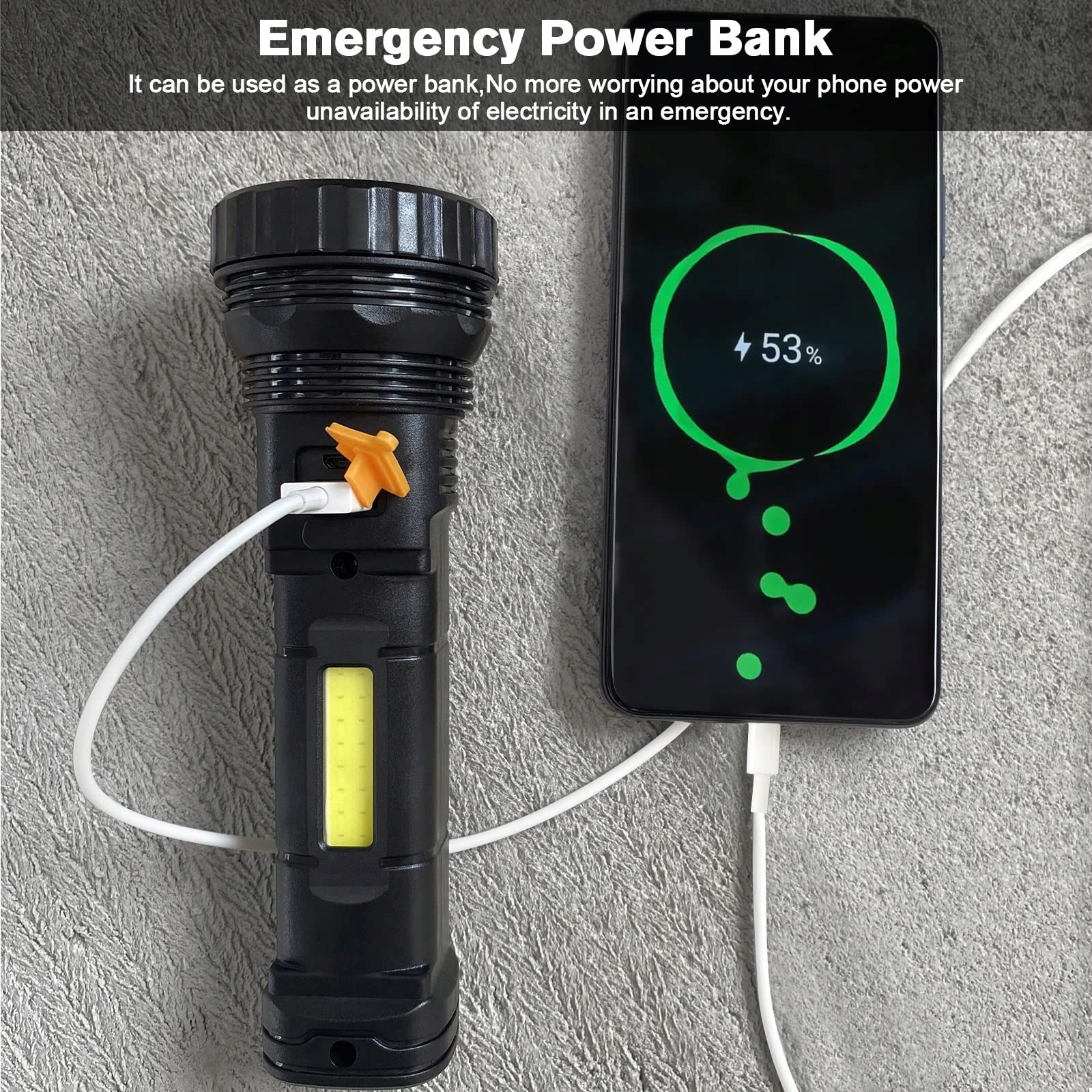 SOLAR LAMPY LED USB ŁADOWALNE SOLARNE POWERBANKI LATARKI 3 TRYBY — miniatura 3