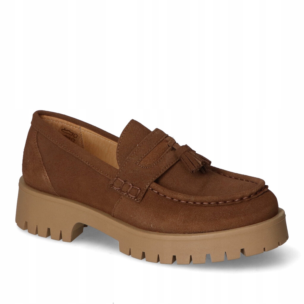 Mokasíny Nessi 21079 Bronz 300 semiš 40