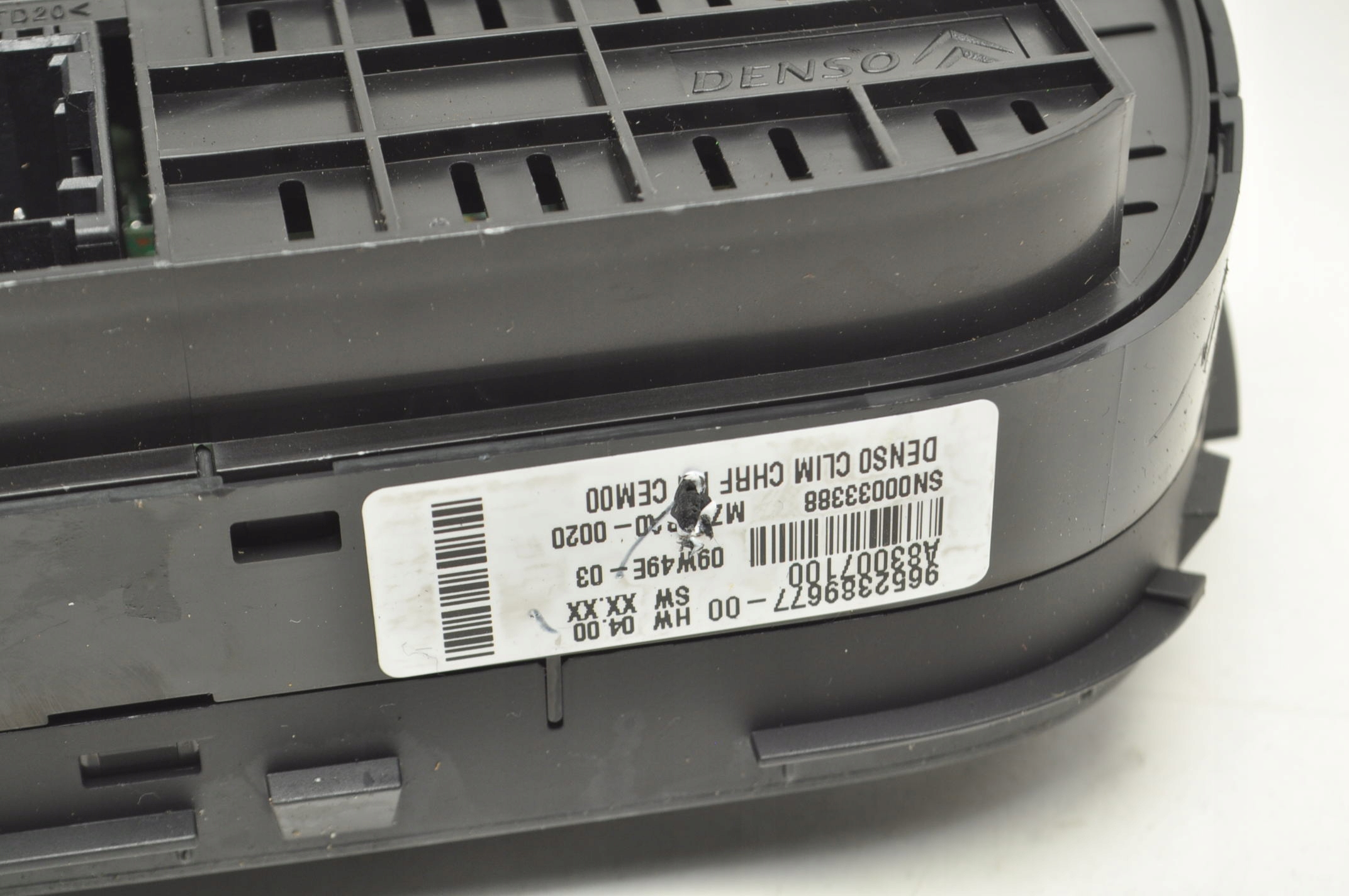 CITROEN C4 Picasso und PANEL Schalter klimaanlage 9652389677