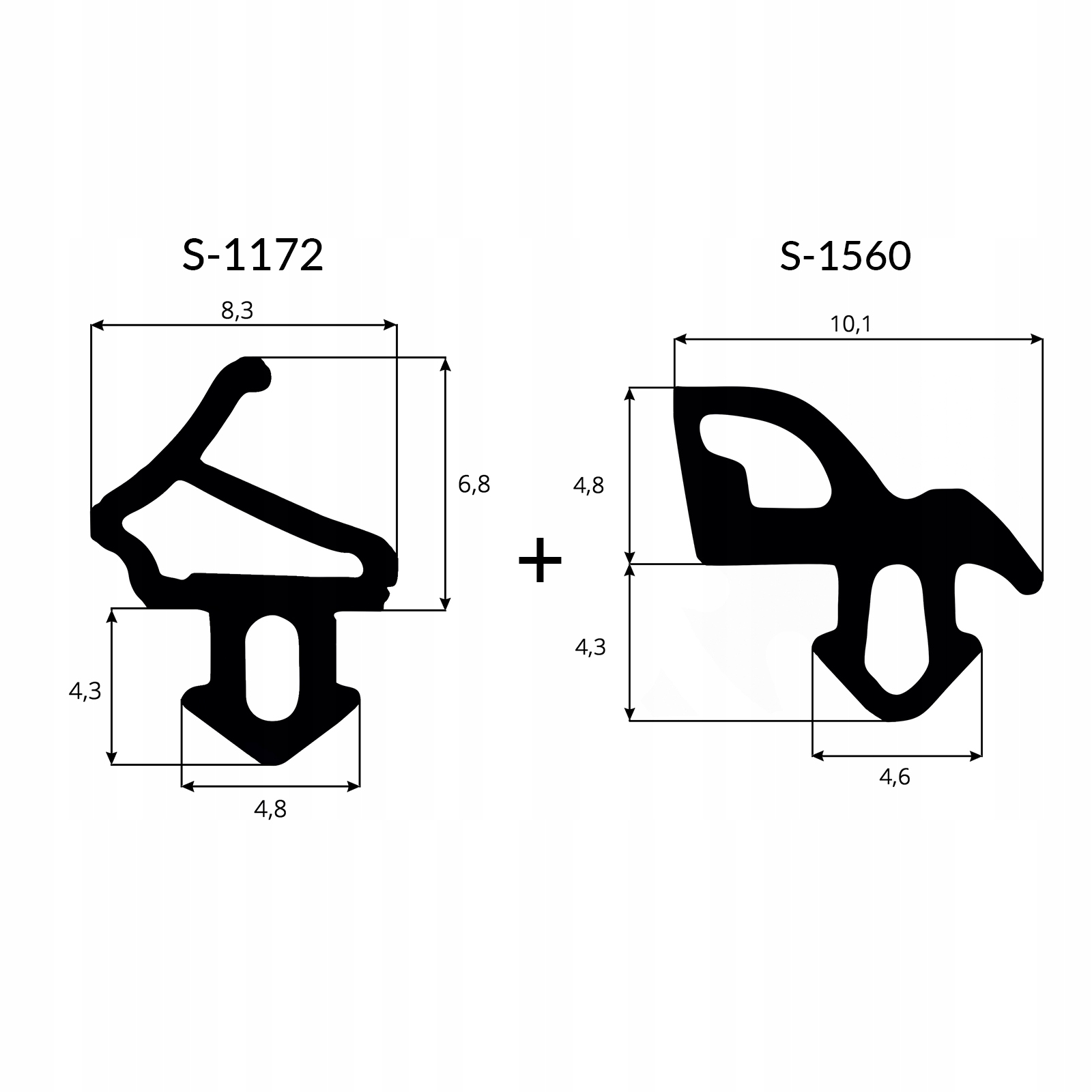 

Uszczelka do Okien Pcv Aluplast uszczelki Komplet
