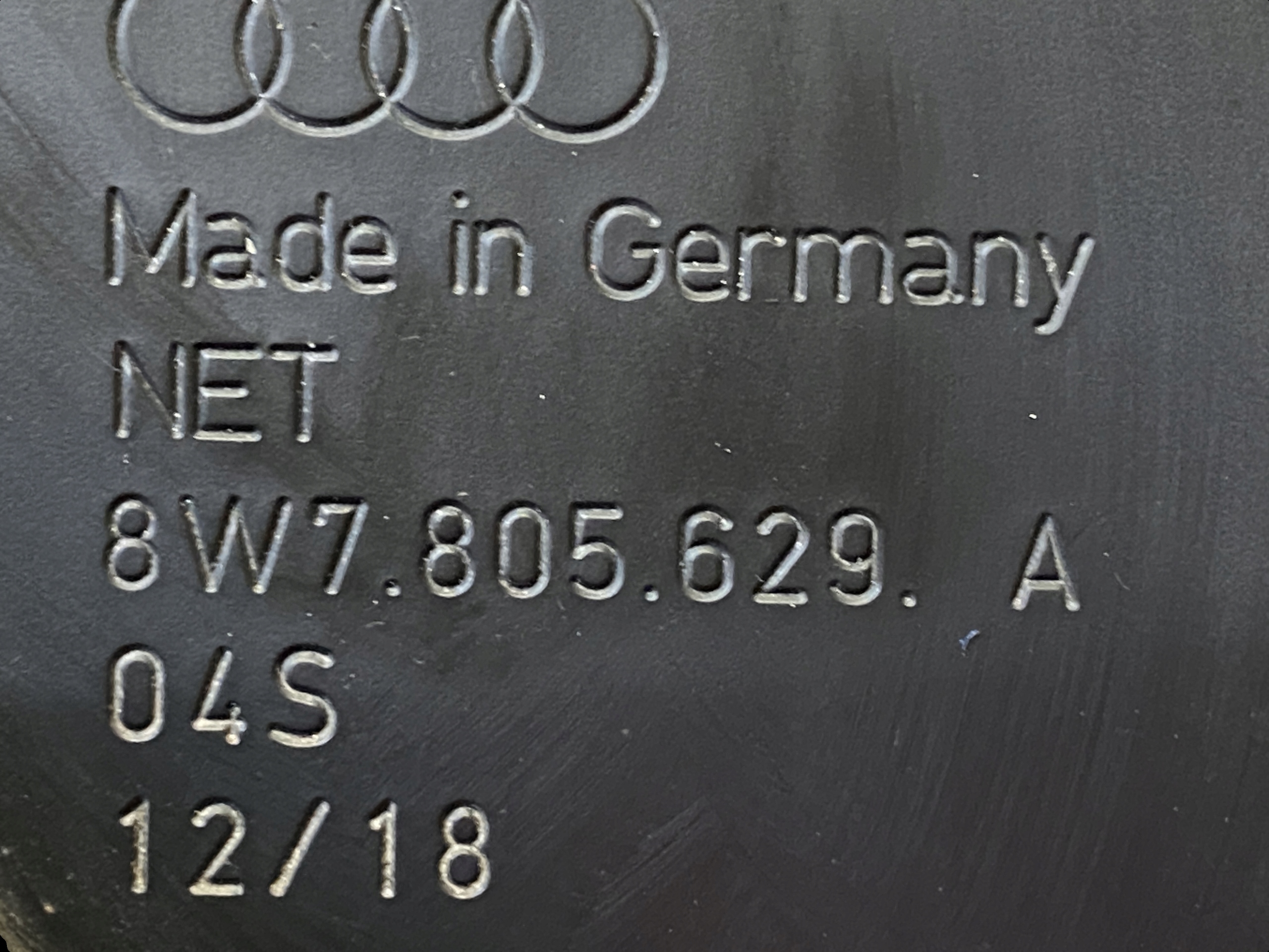 AUDI A5 8W CABRIO console pillar NADWOZIA 8W7805629A