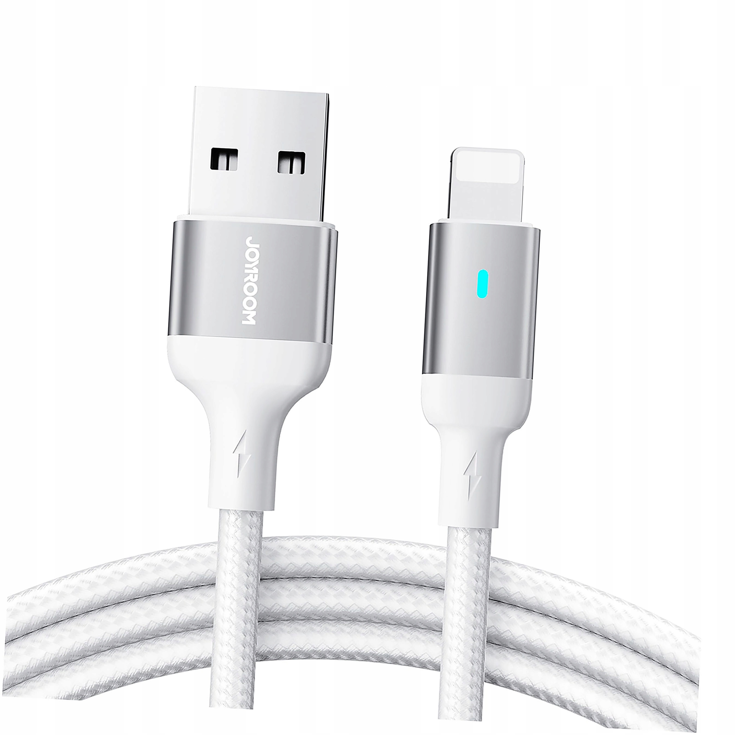 Kabel Joyroom Extraordinary Series A10 Usb-a Lightning 2.4A 1.2 m biały