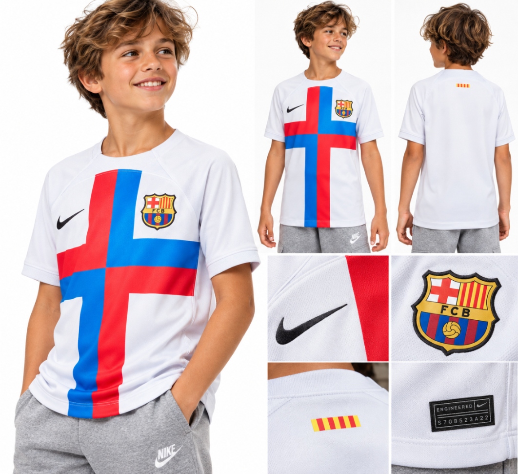 Mládežnické tričko Nike Fc Barcelona 2022/23 DN2737-043 L 147-158 cm