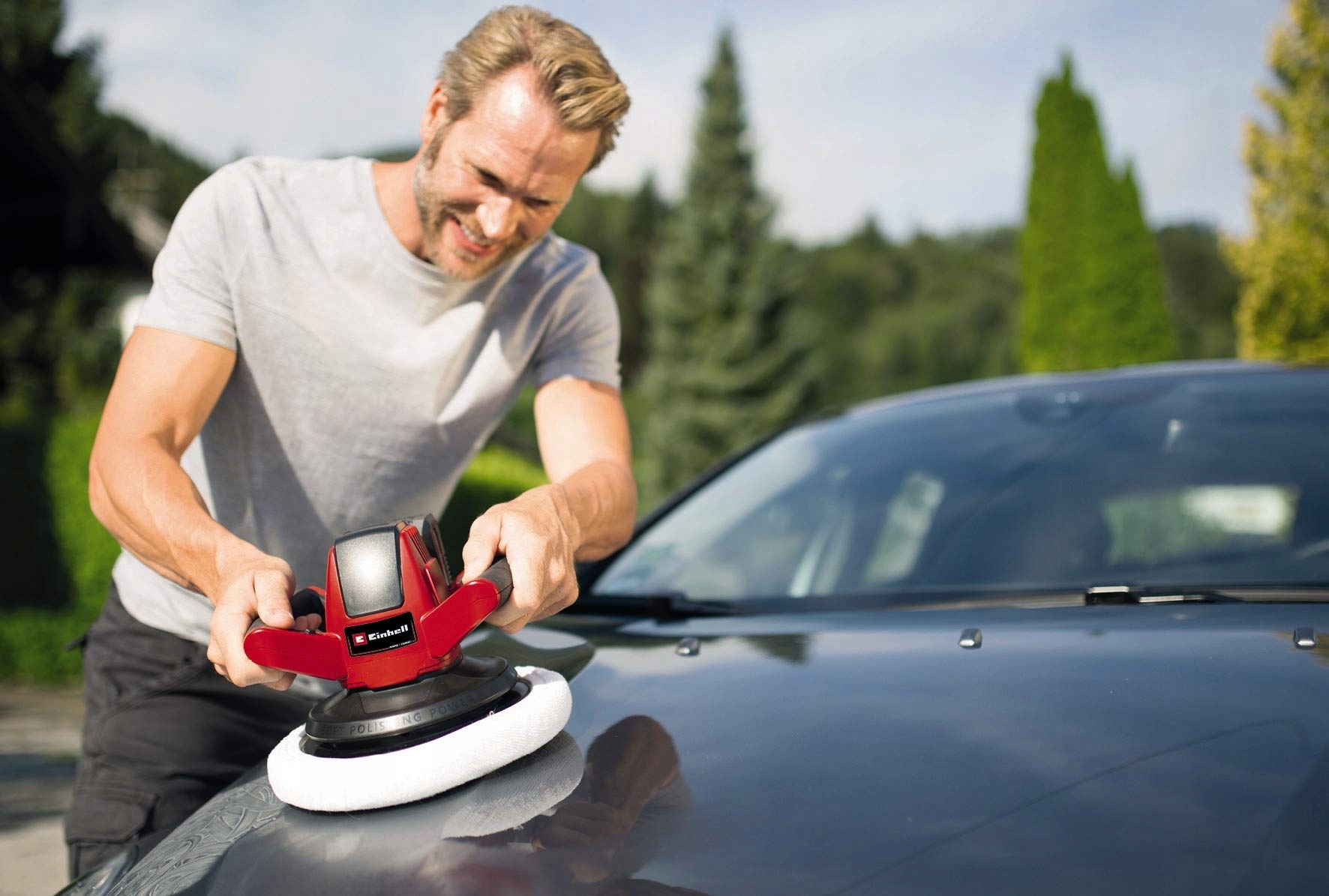 Einhell Polerka akumulatorowa samochodowa Waga produktu z opakowaniem jednostkowym 2.5 kg