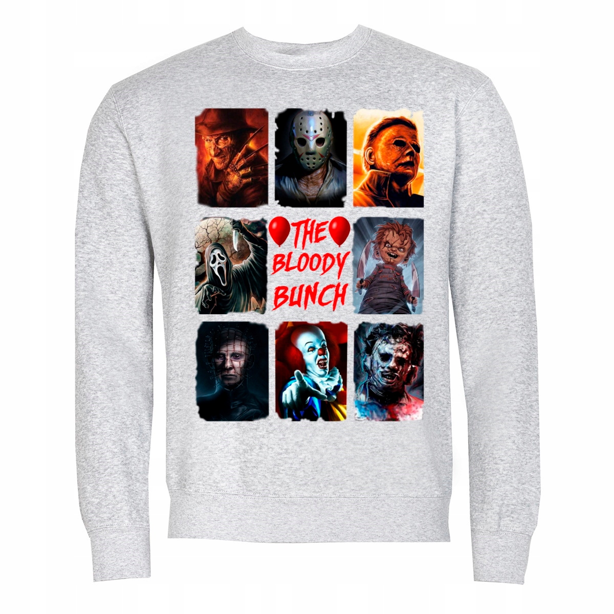 

Męska Bluza Filmowa Na Halloween Horror Postacie