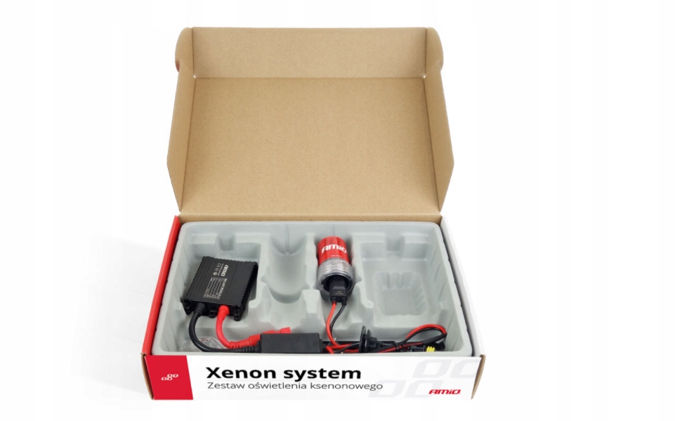 01876 - Мотоцикл H4-3 4300K AMIO HID ксеноновый комплект