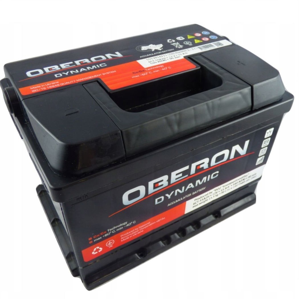 Akumulator Oberon Dynamic 12V 60Ah 540A P+ Wysoki