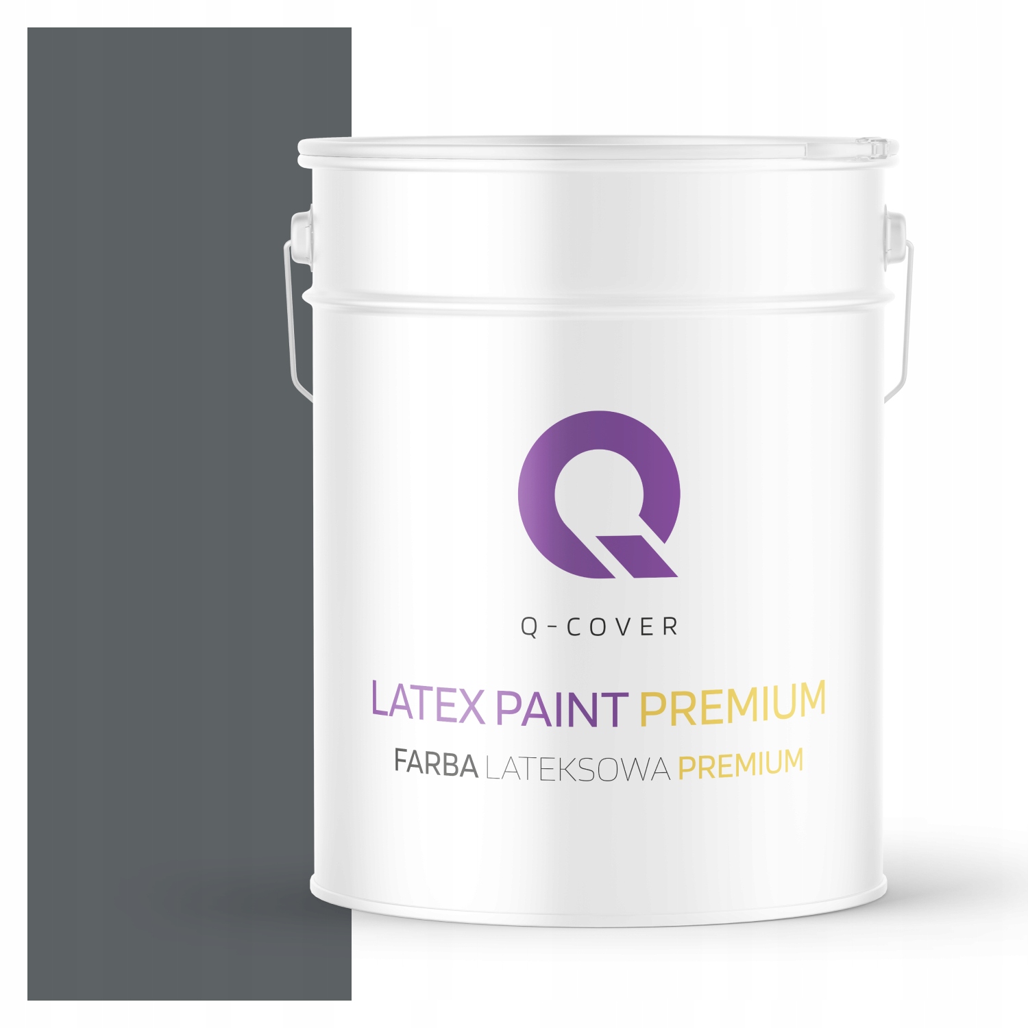 Umývateľná Farba Odolná Voči Škvrnám Na Stenu Antracitová Farba H0912 Na Steny Matná 10 L