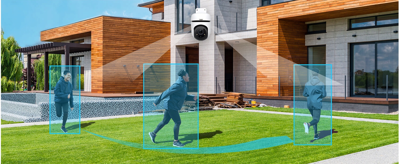 Outdoor Pan/Tilt Security Wi-Fi Camera - Tapo C520WS 2K QHD Live View, Starlight Color Night Vision-360В° Visual Coverage — 4