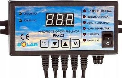 Sterownik PK-22 Do Pieca, C.o. I Nadmuchu; 2W1