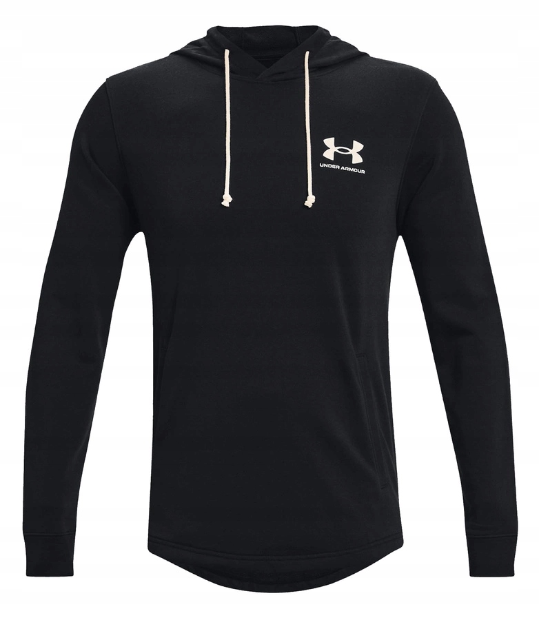 Bluza męska Under Armour z kapturem Rival Terry Hoodie czarna XL