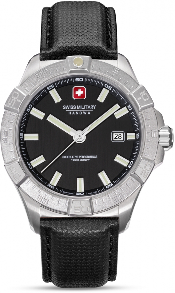 Zegarek męski Swiss Military SMWGB0008001 czarny sportowy