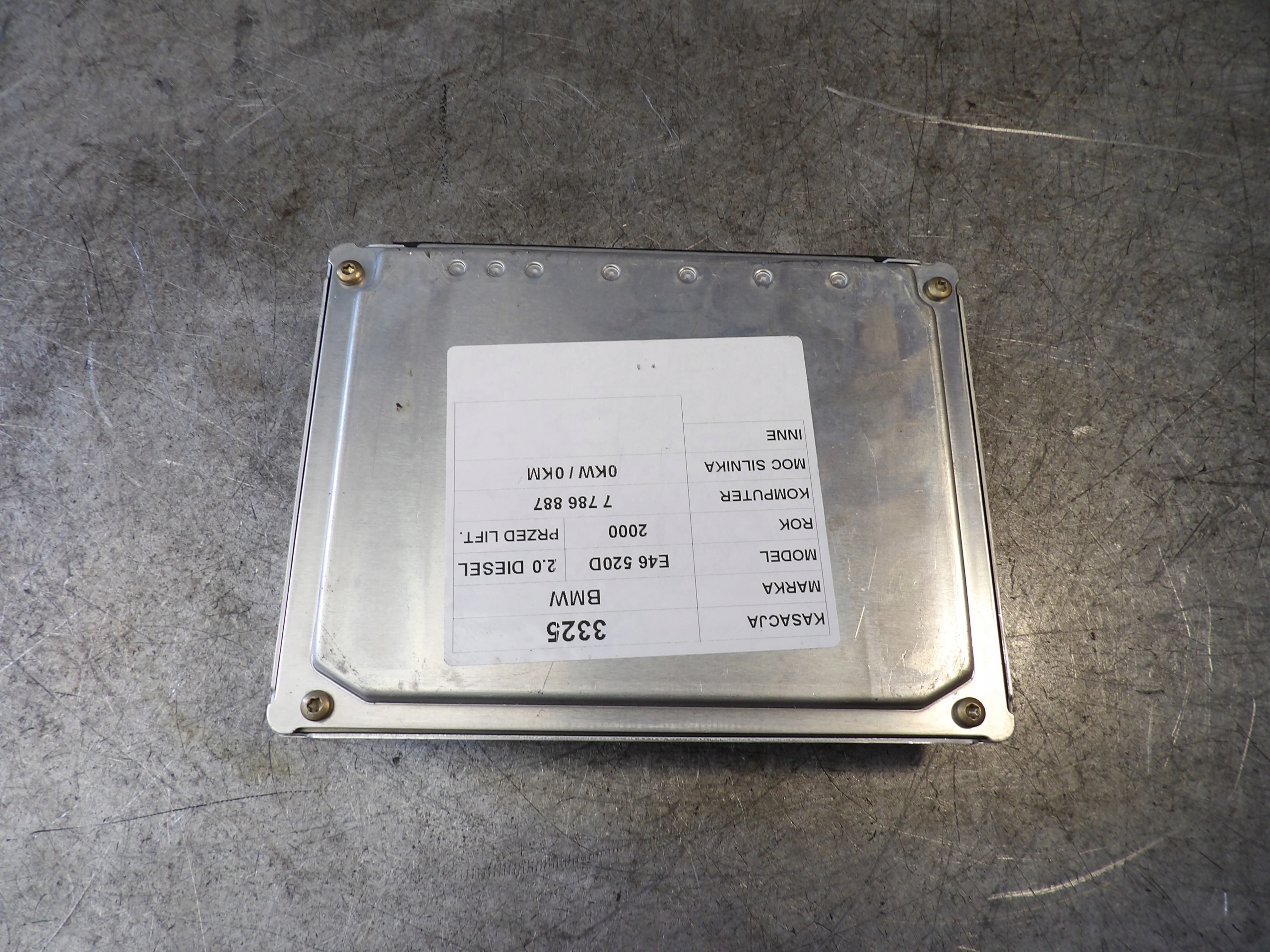 BMW E46 Computer, Bedienteil 7786887 9271919295