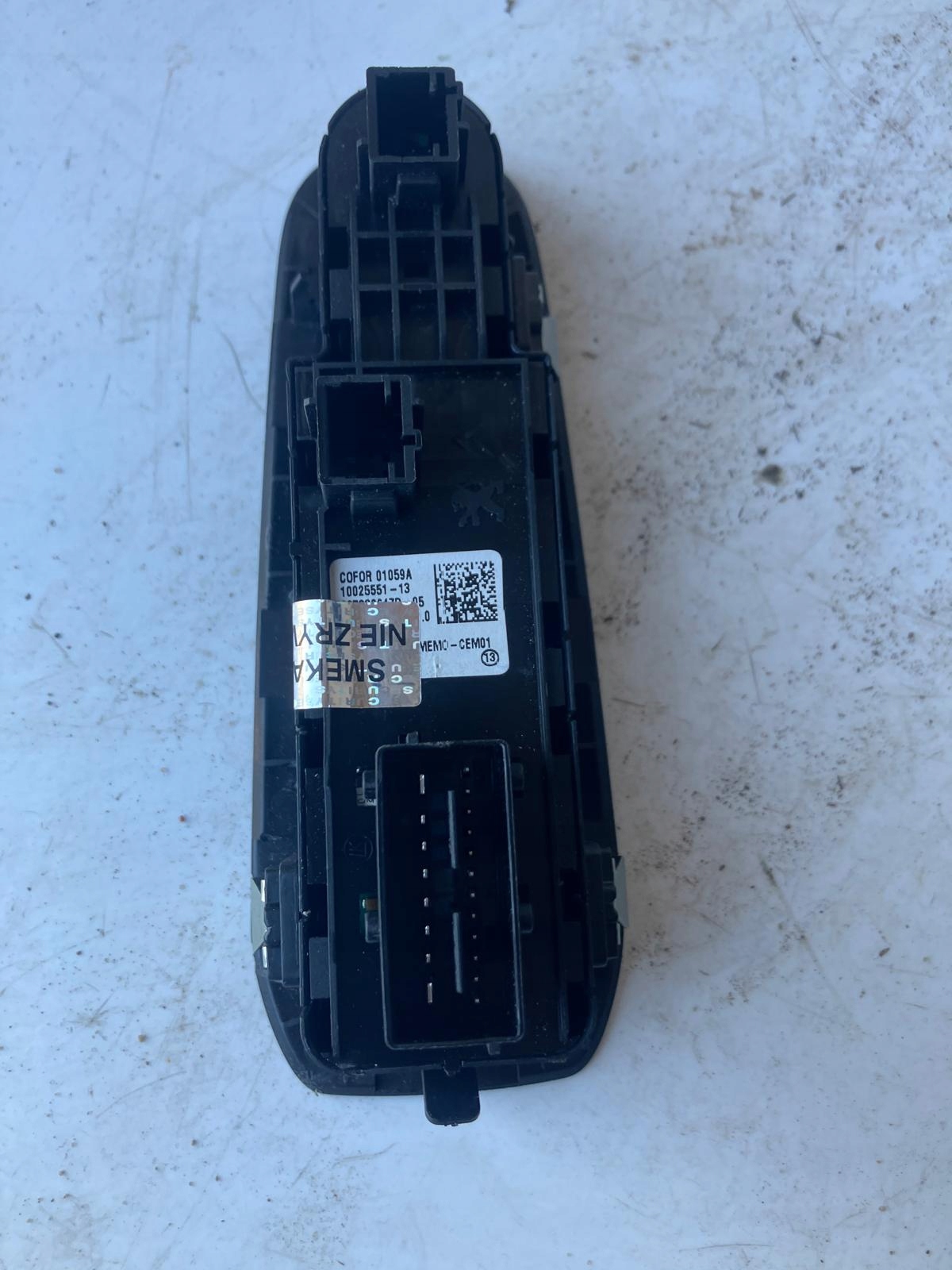 PANEL window control switch of mirrors PEUGEOT 308 T9 96788264ZD