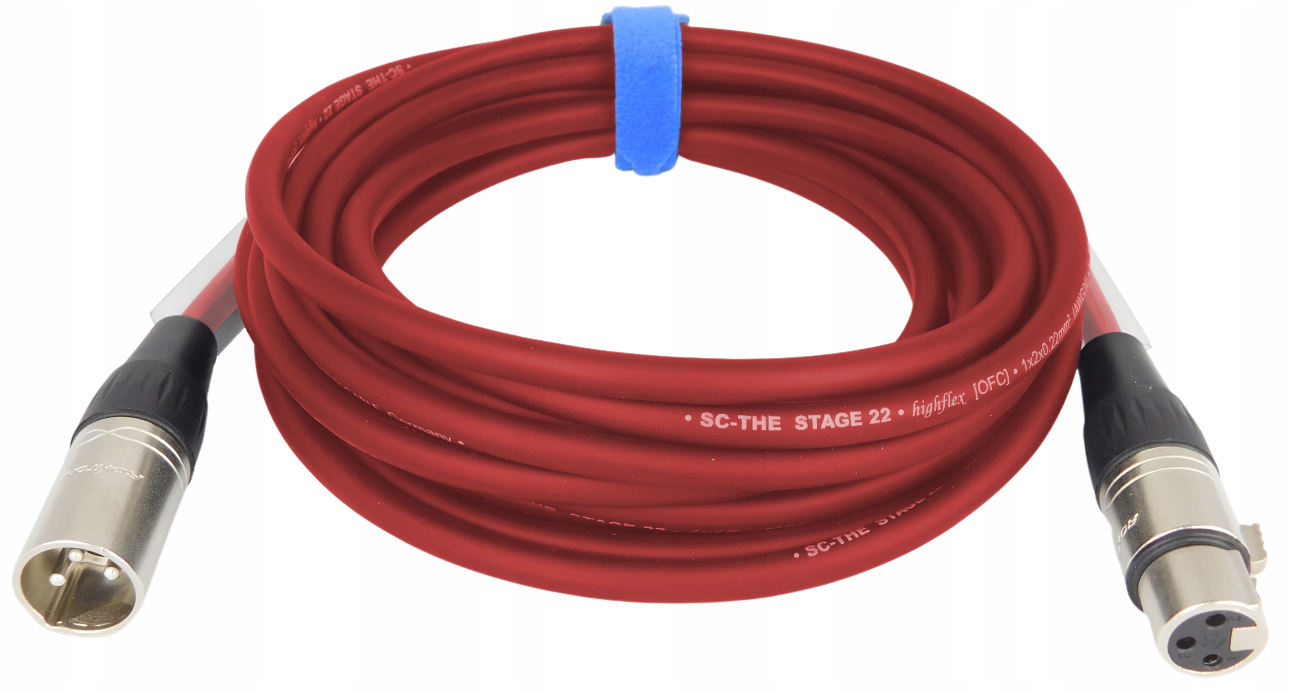 Kabel Sommer Stage Červený Mikrofonový Kabel Xlr 30 m