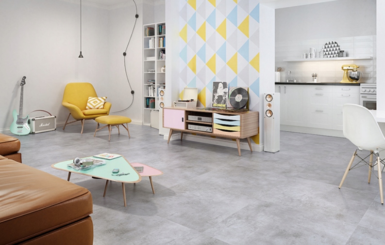 Płytki gresowe SCRATCH GRYS MAT. 59,8X59,8 G.1 Typ gres