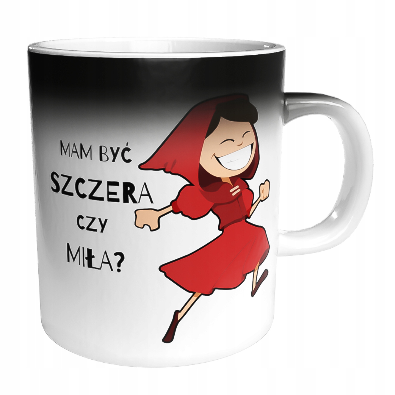 Kubek Magiczny Humor Dla Dziewczyny Koleżanki Mam Być Szczera Czy Miła?
