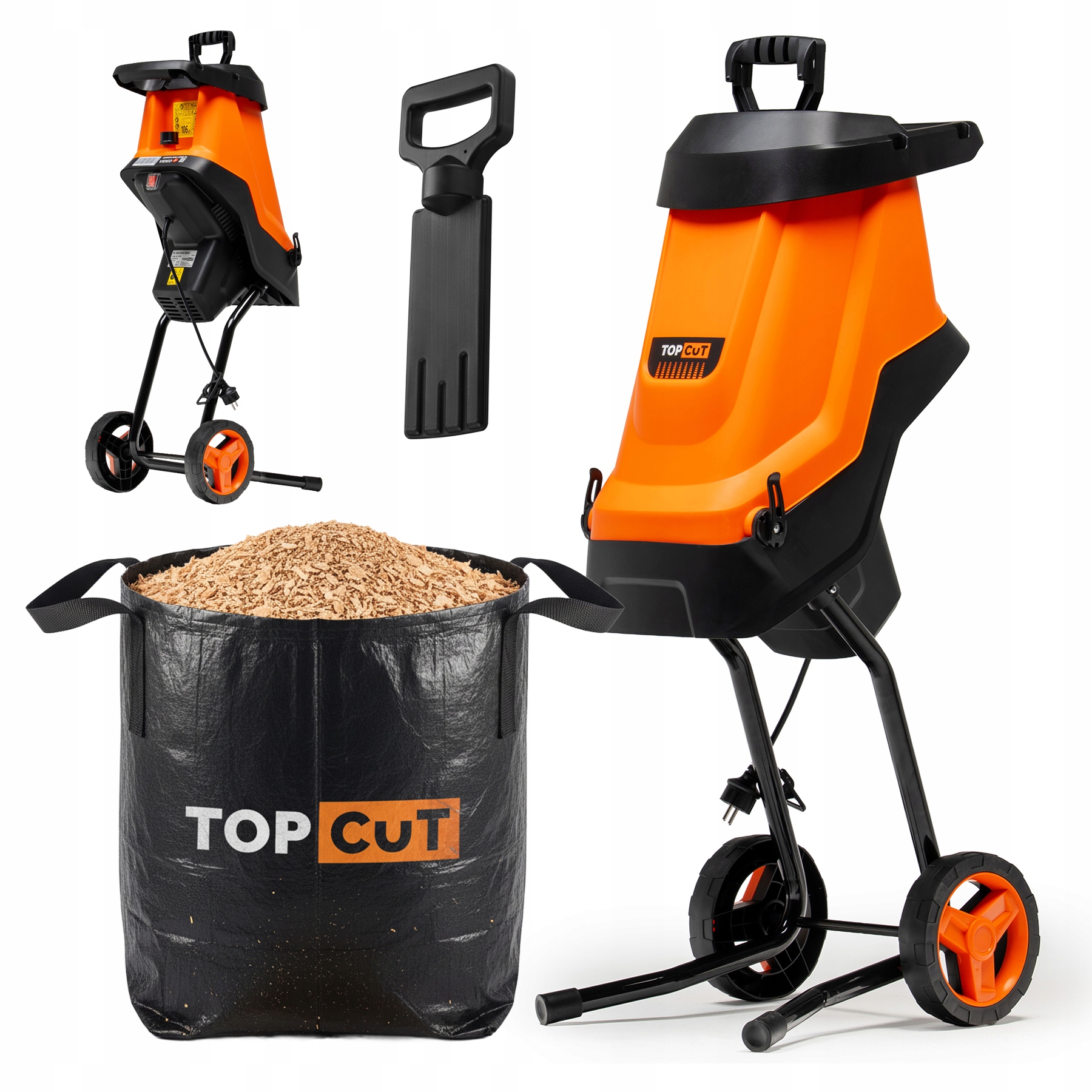 Drtič Na Větve 2600 W, Štěpkovač Na Dřevo, Sáček 45 L