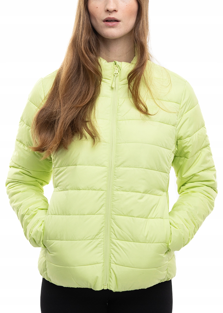 Dámská 4F péřová jarní přechodová bunda bez kapuce Slim Sportovní L