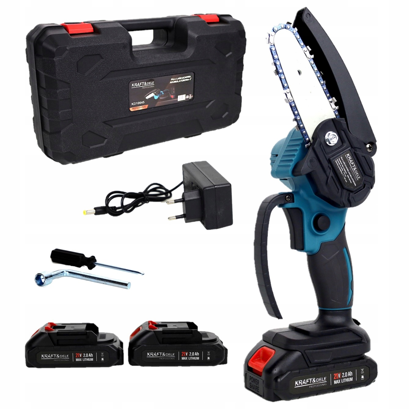 Mini akumulátorová pila 4" 130 mm Kraft&Dele KD10645