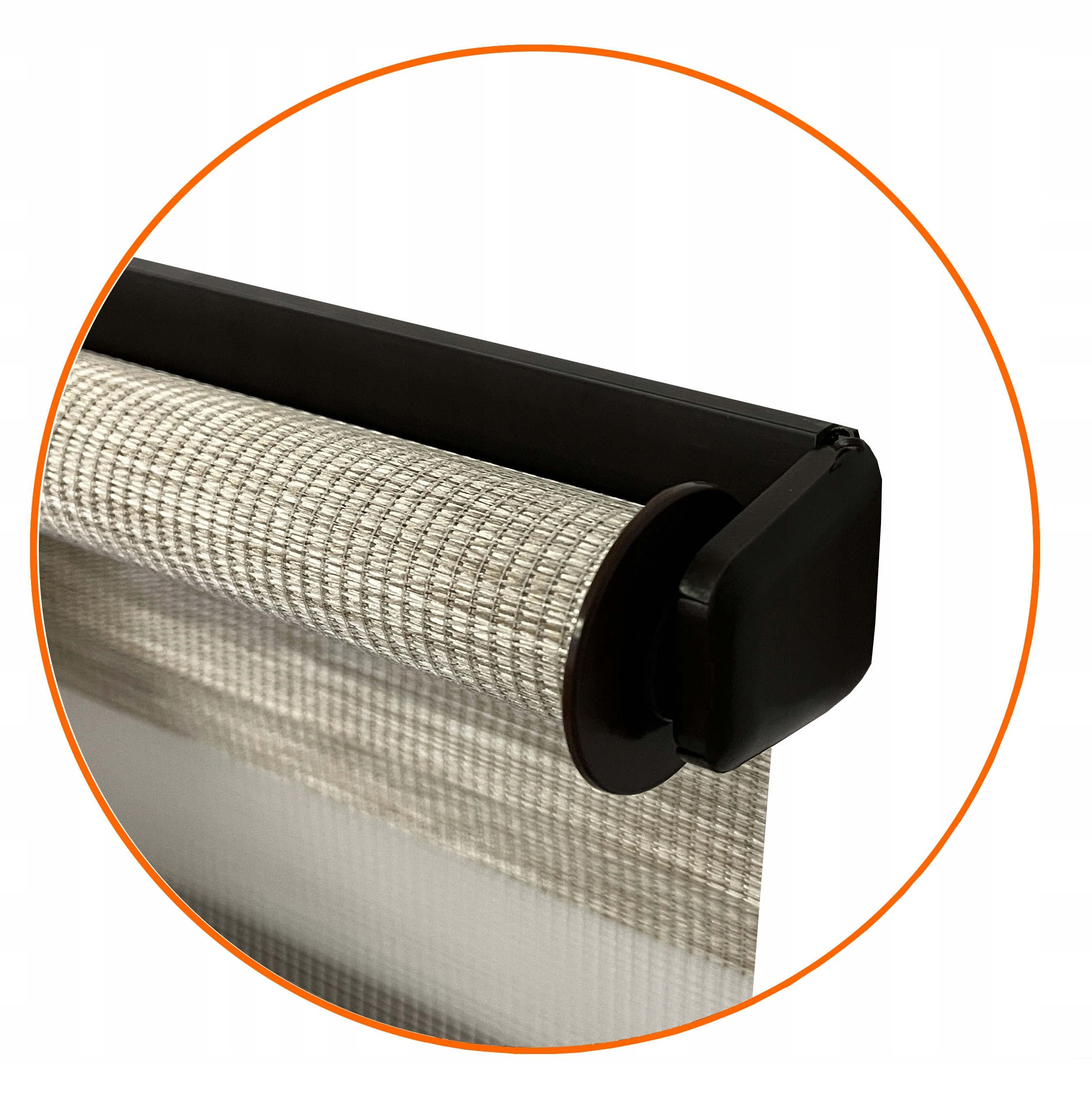 ROLETA ROLETY DZIEŃ NOC 57 x 220 DUAL SHADE Z NAPINACZEM NA WYMIAR ZŁOŻONA Szerokość produktu 57 cm