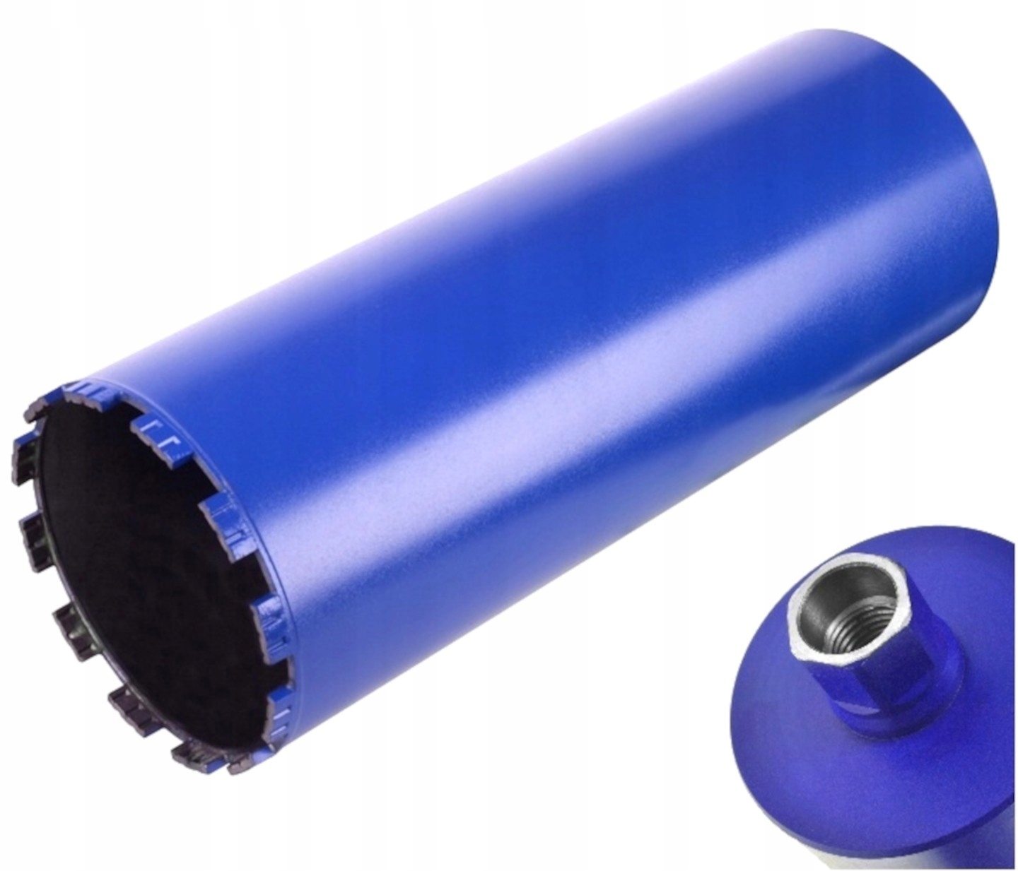 Wiertło Koronowe Diamentowe Do Betonu 132x450mm Wiertnica Otwornica