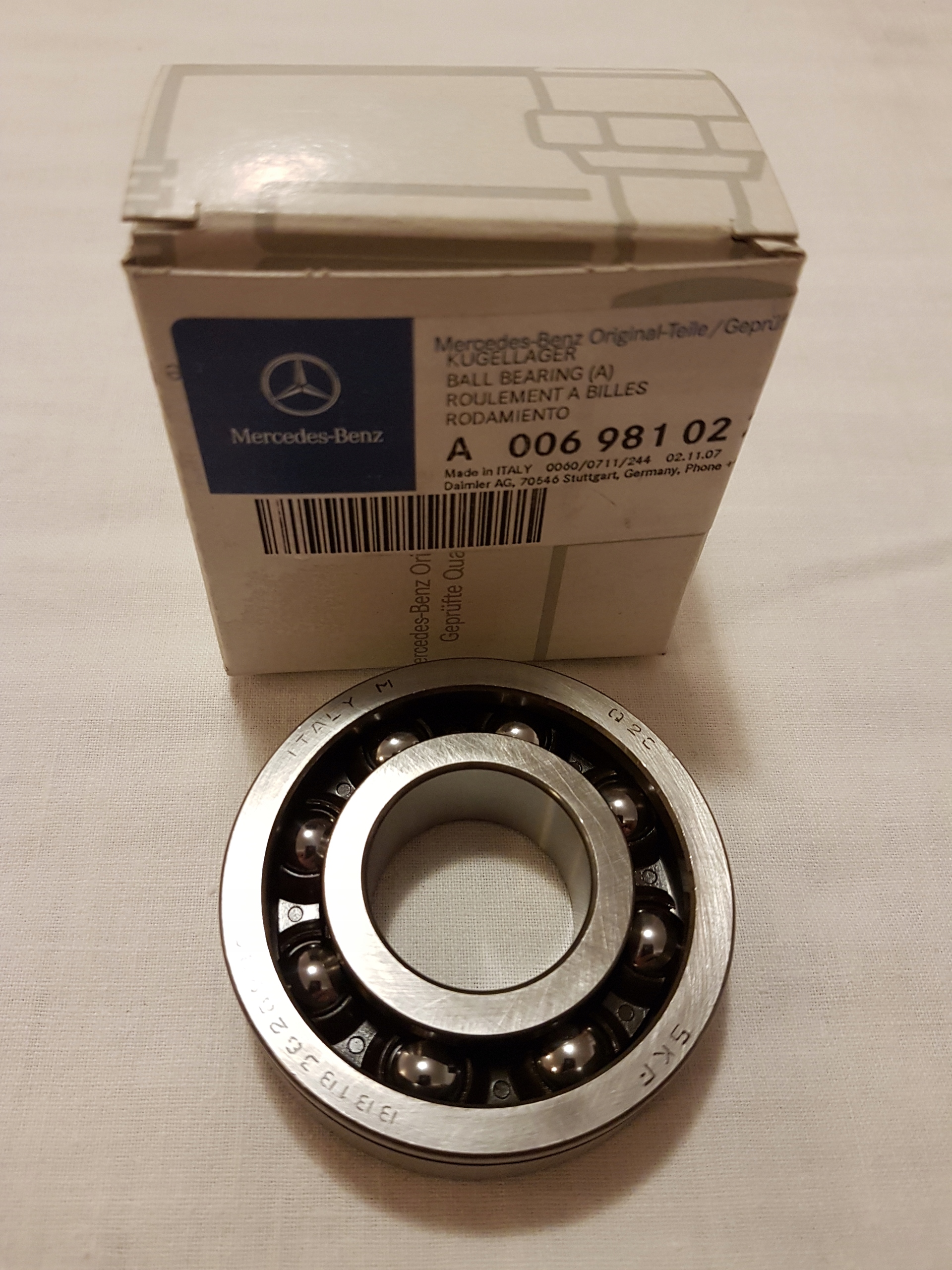 Подшипник коробки передач Mercedes 0069810225