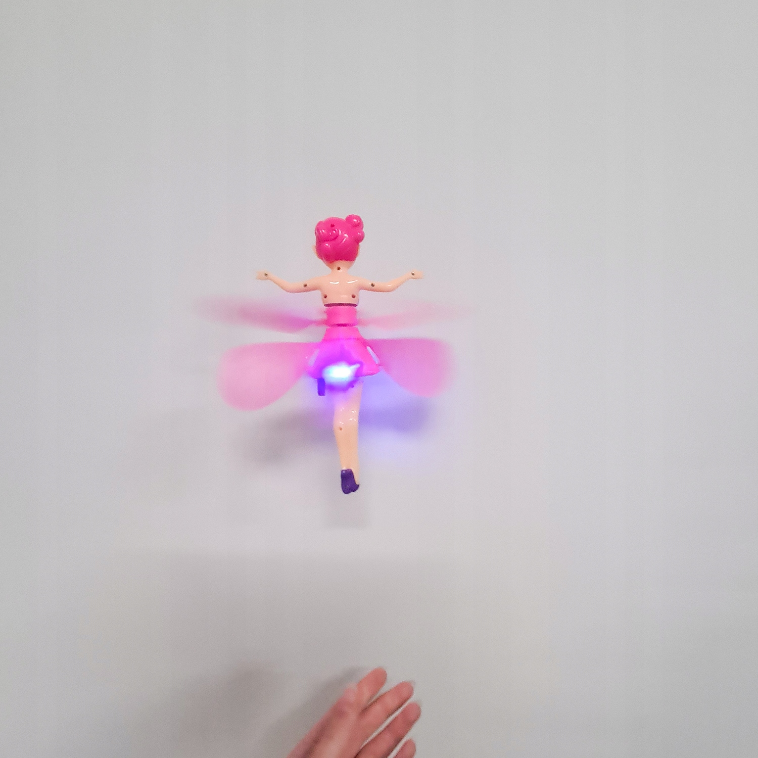 Latająca Magiczna Lalka Wróżka Sterowana Ręką LED Efekty podświetlenie LED