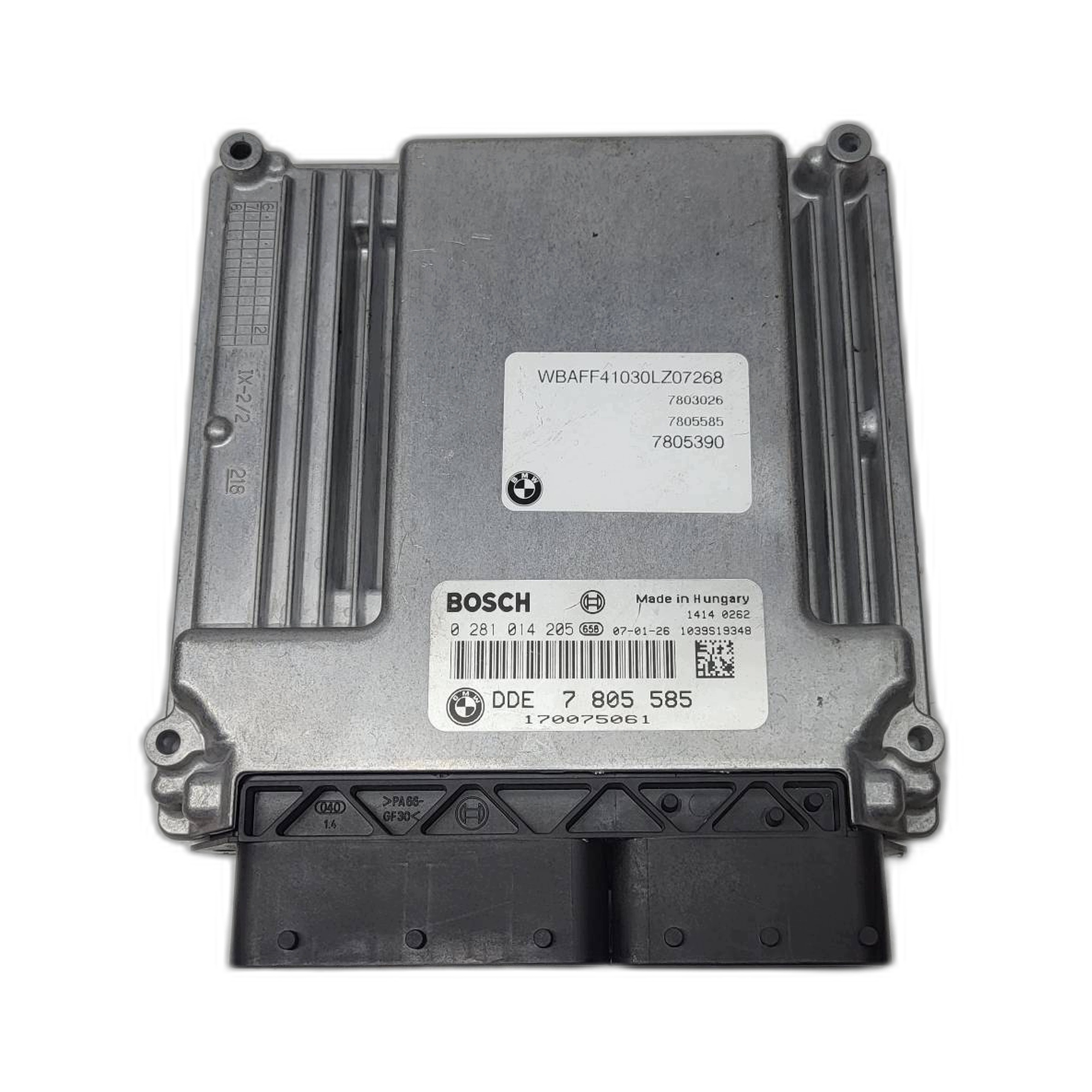 computer control unit of the engine BMW X5 3.0 D 7805585 0281014205