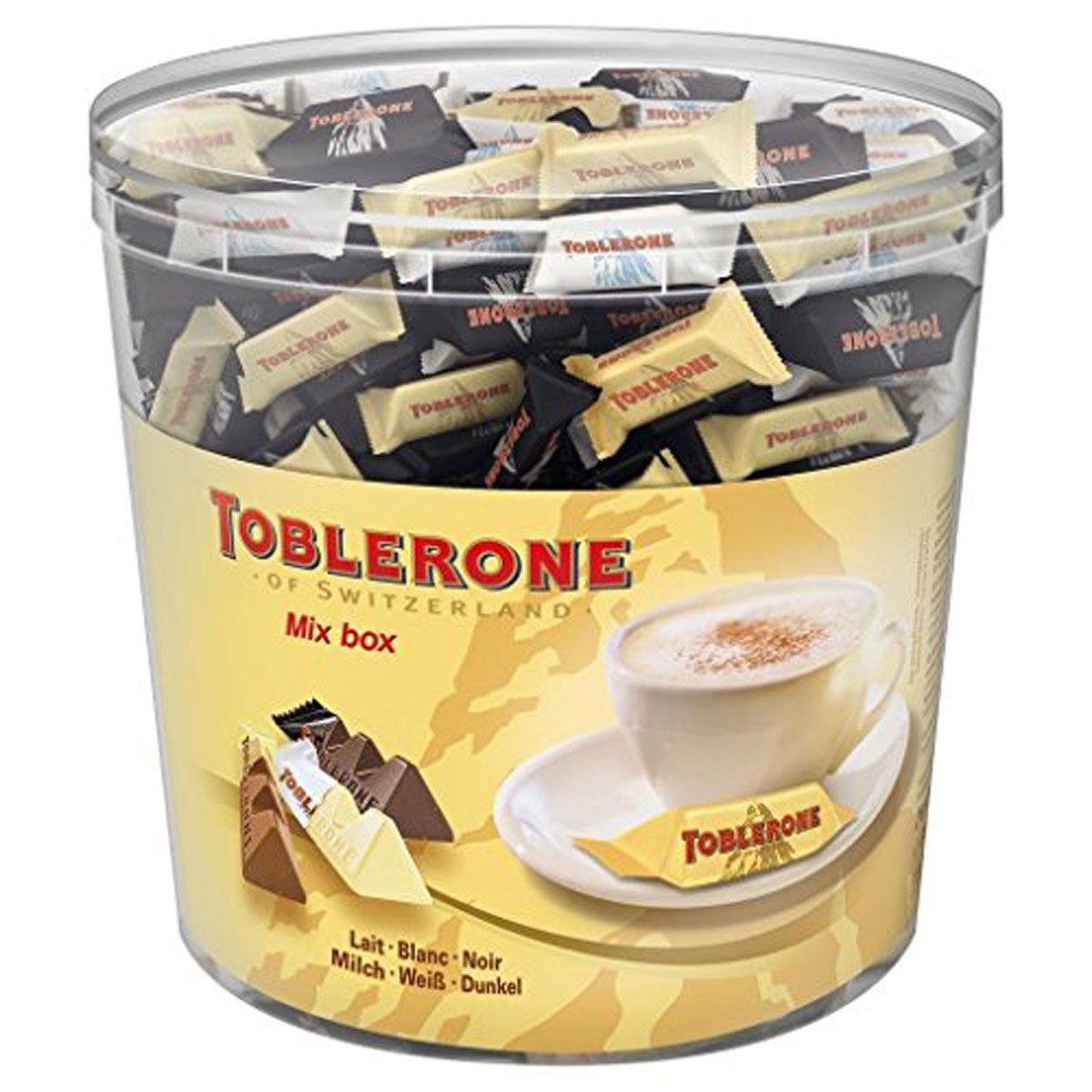 Levně Toblerone Mini Čokoládové Bonbóny 113 kusů 904g