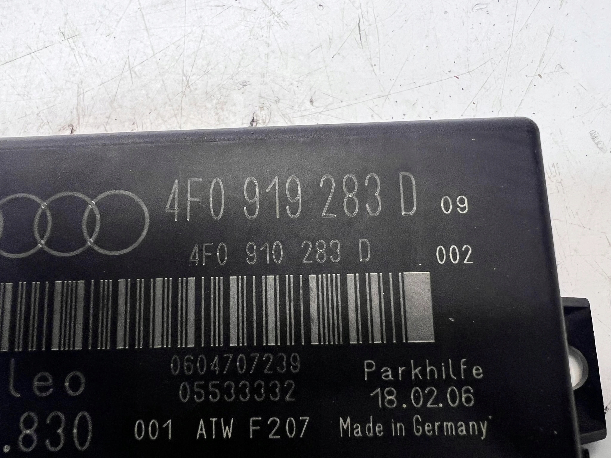 modulo CZUJNIKOW parcheggio AUDI A6 C6 Q7 4F0919283D
