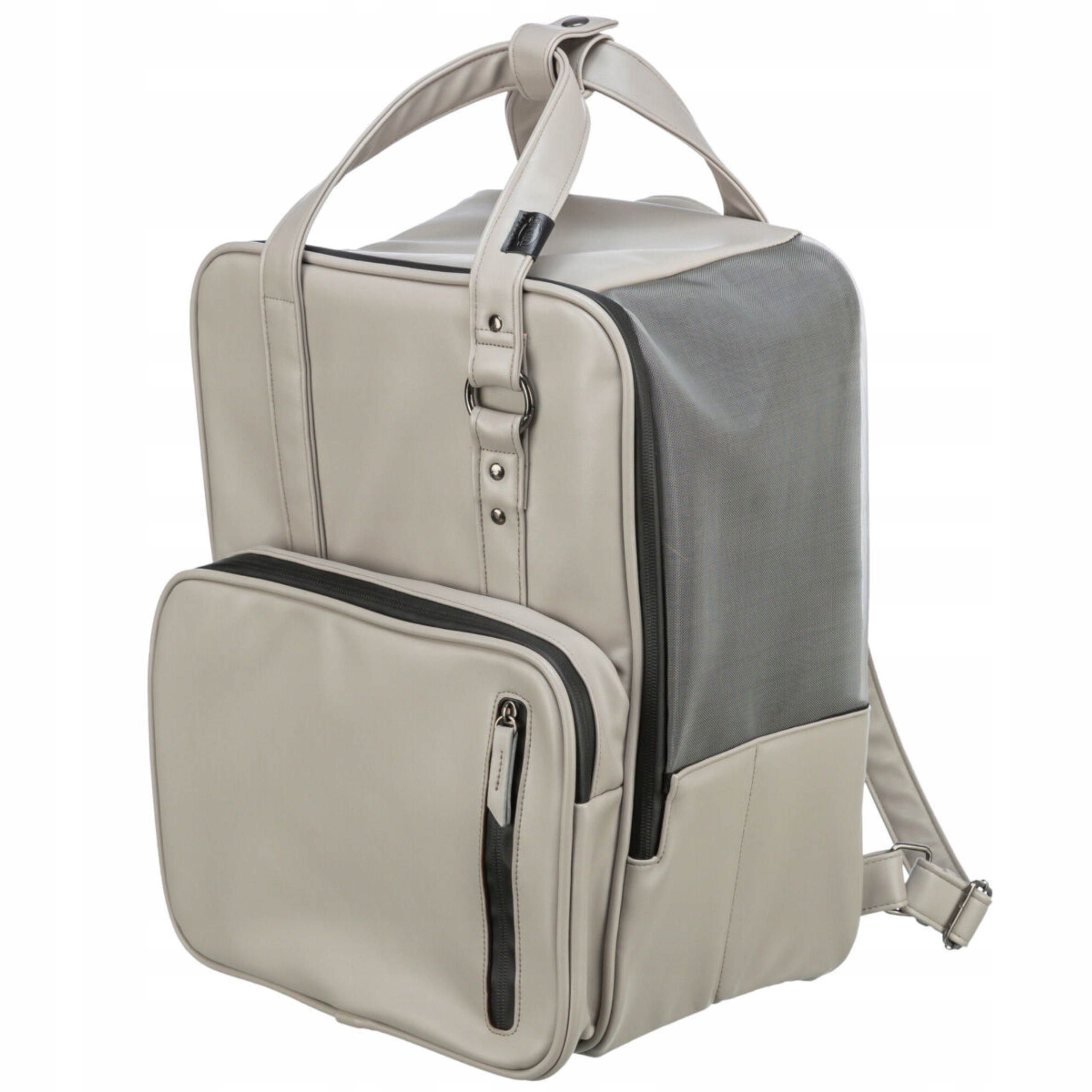 Levně Trixie Batoh taška přepravka pro psa kočku kožená kůže voděodolná do 8 kg