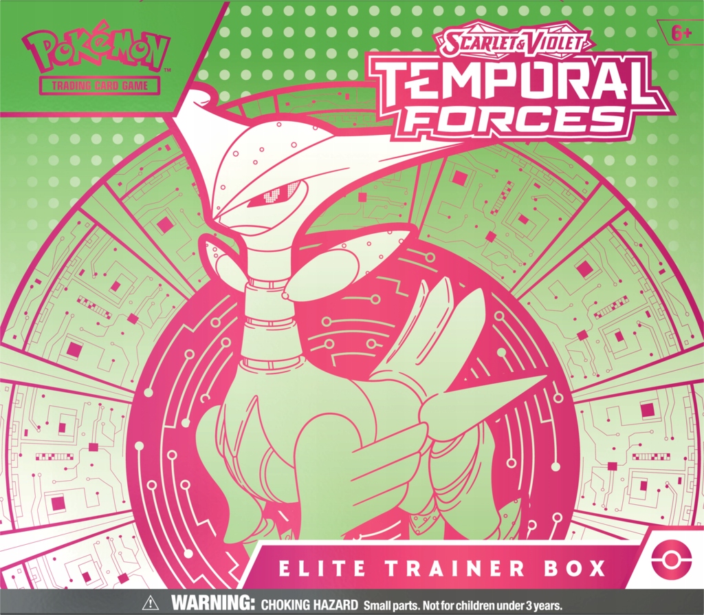 Pokémon TCG: Scarlet & Violet - Temporal Forces Elite Trainer Box Iron Leav EAN (GTIN) 820650876578