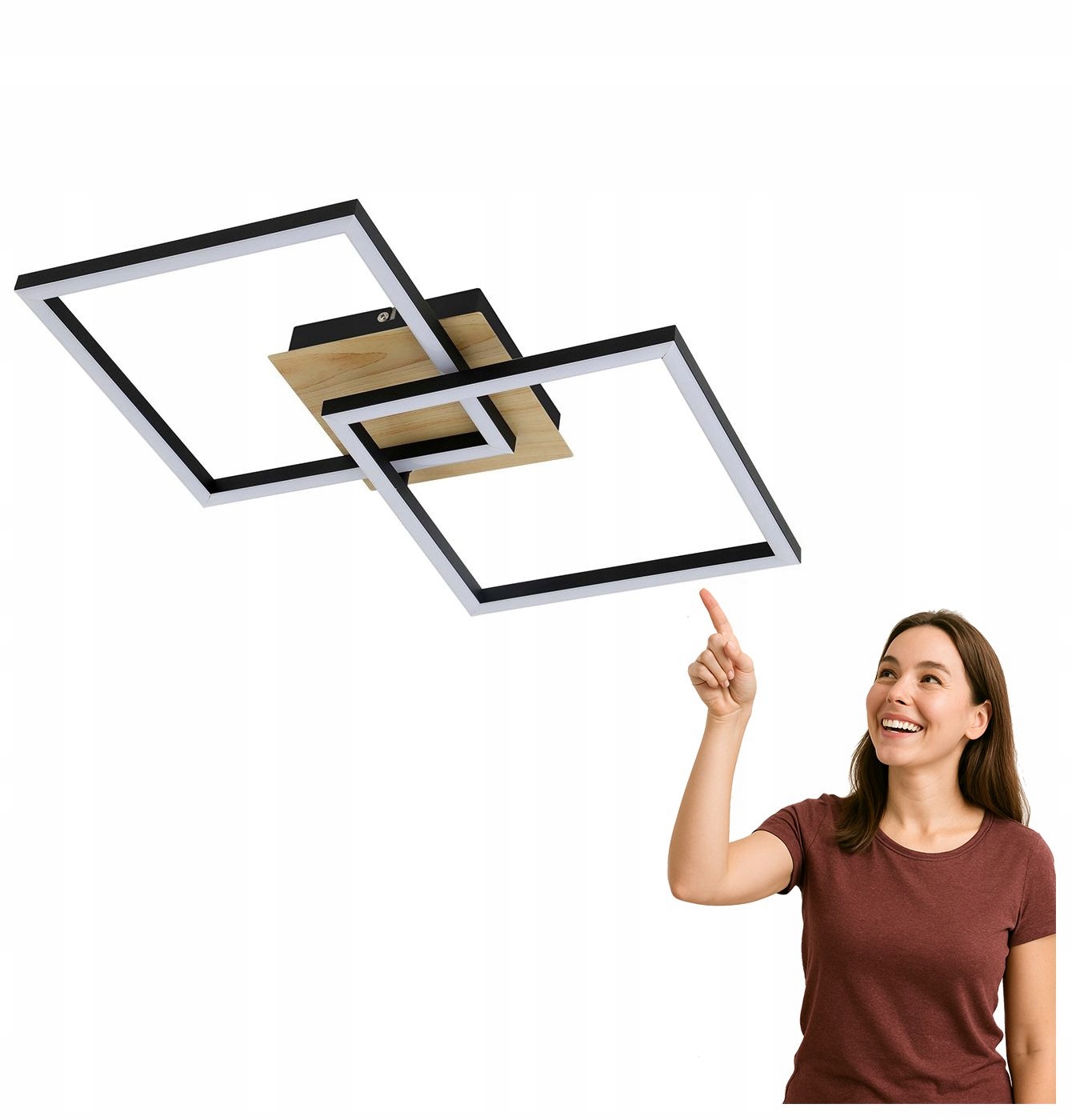 Stropná Led lampa 24W Ashton 6589 Rabalux