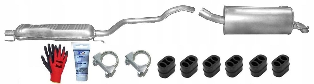 Opel Zafira B 1.9 CDTi 74 88 110 Kw (od Roku 2005) sada Tlumičů Výfuku bonus