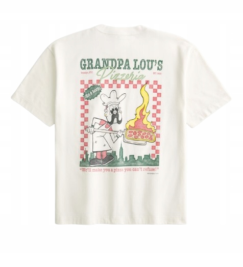 tričko Hollister tričko Heavyweight XL pizza