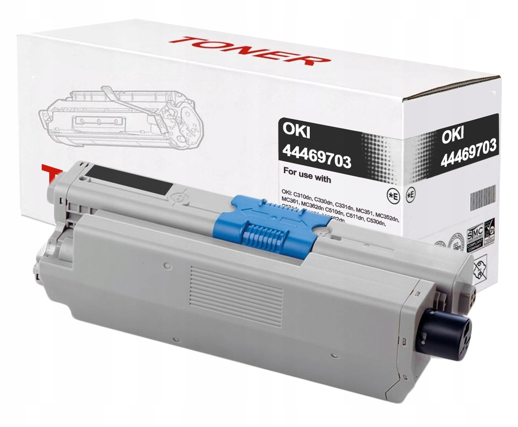 

Toner do Oki MC562 MC562dn MC562w Czarny Nowy XL