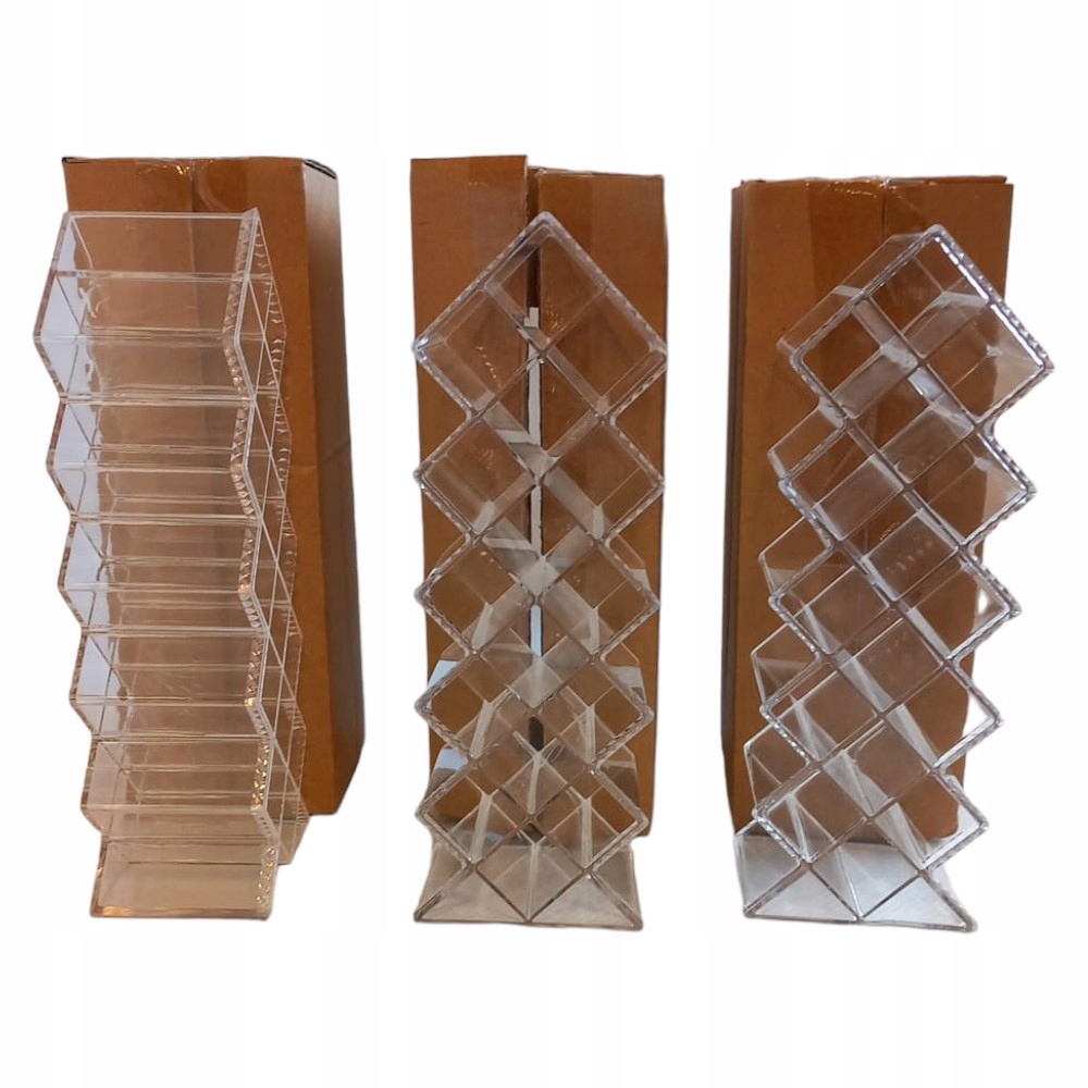 Stojan Na Rtěnky 3KS 16 Přihrádek 2,5X2,5 CM Průhledný