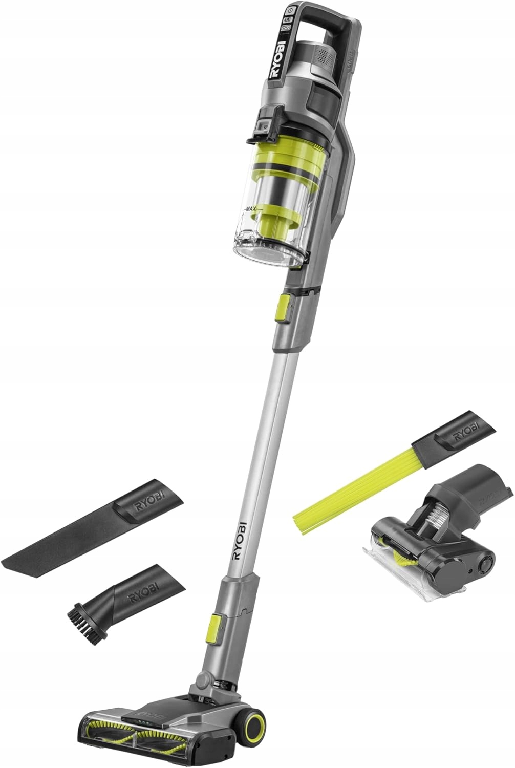 Ryobi RSVS18-0 Bezdrôtový vysávač Hepa 12 30 W Koberce Tvrdé Podlahy