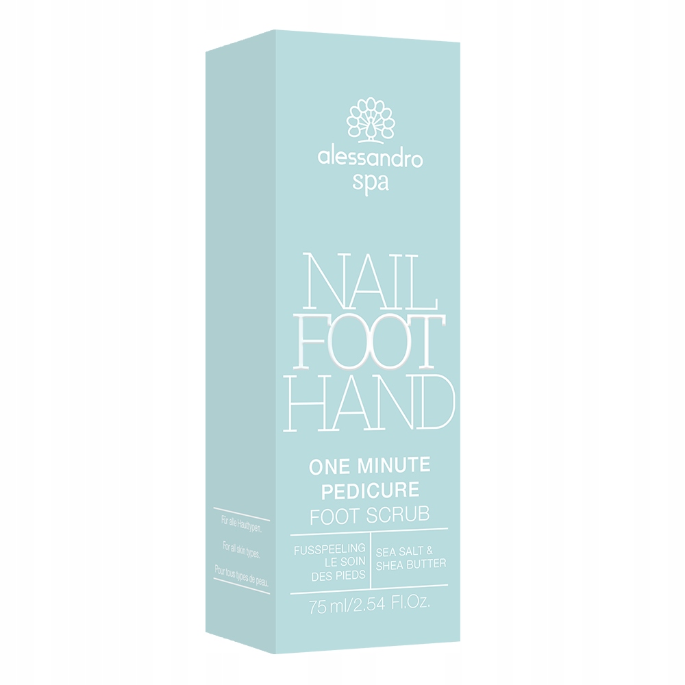 Alessandro Spa One Minute Pedicure jednominutový peeling na nohy 75 Ml