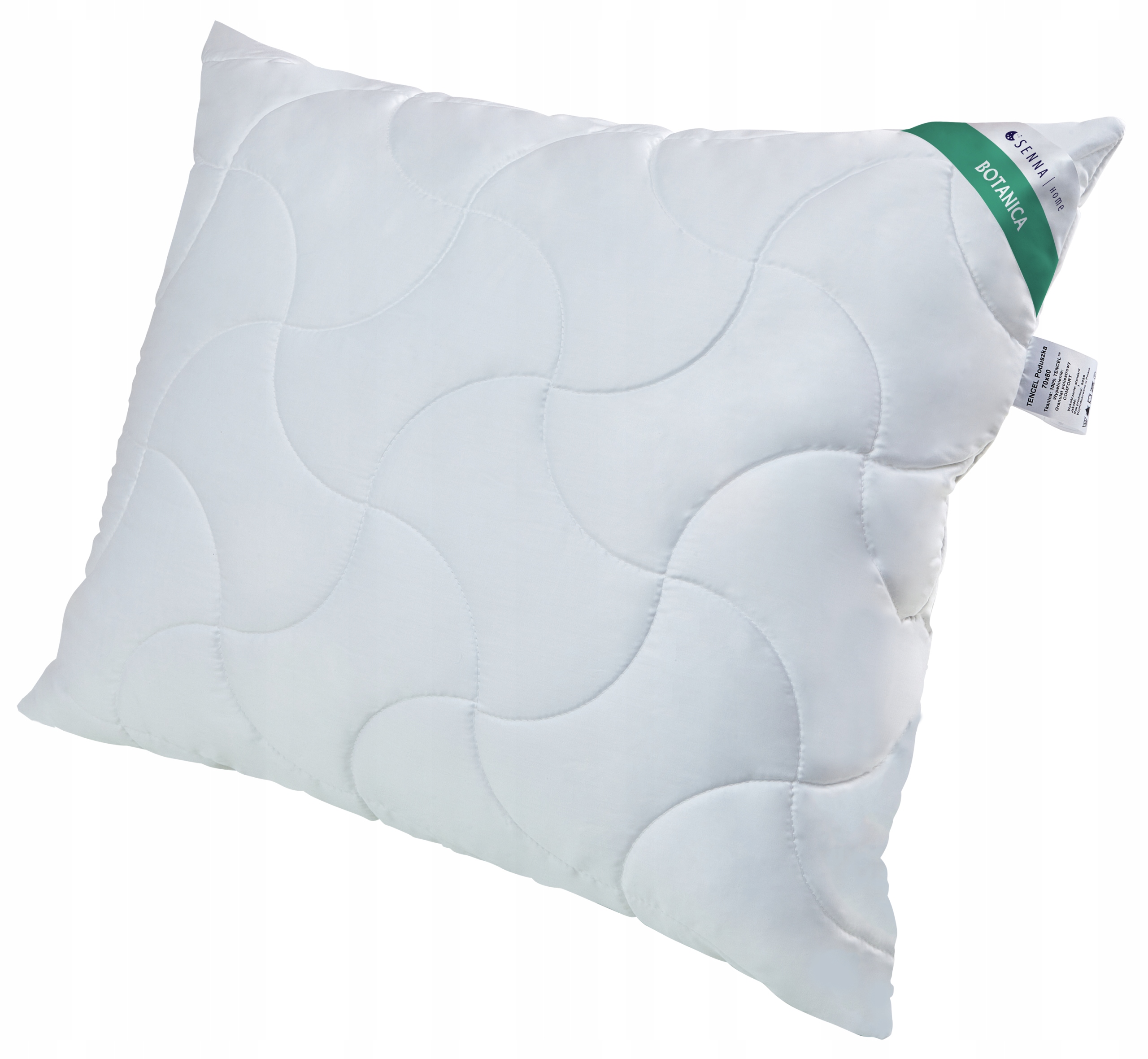 Poduszka antyalergiczna 70x80 biała z włóknem