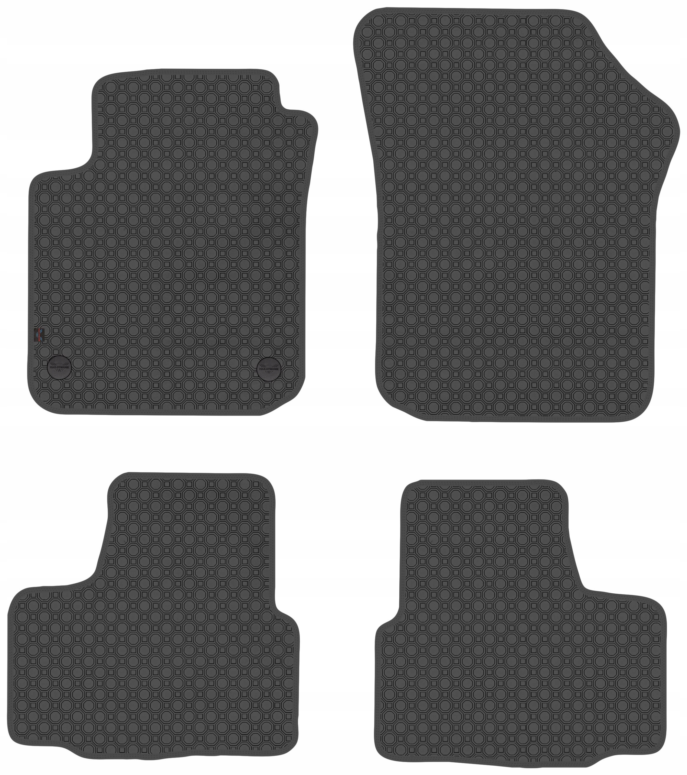 Škoda Citigo 2011-2019 Koberečky guma černá