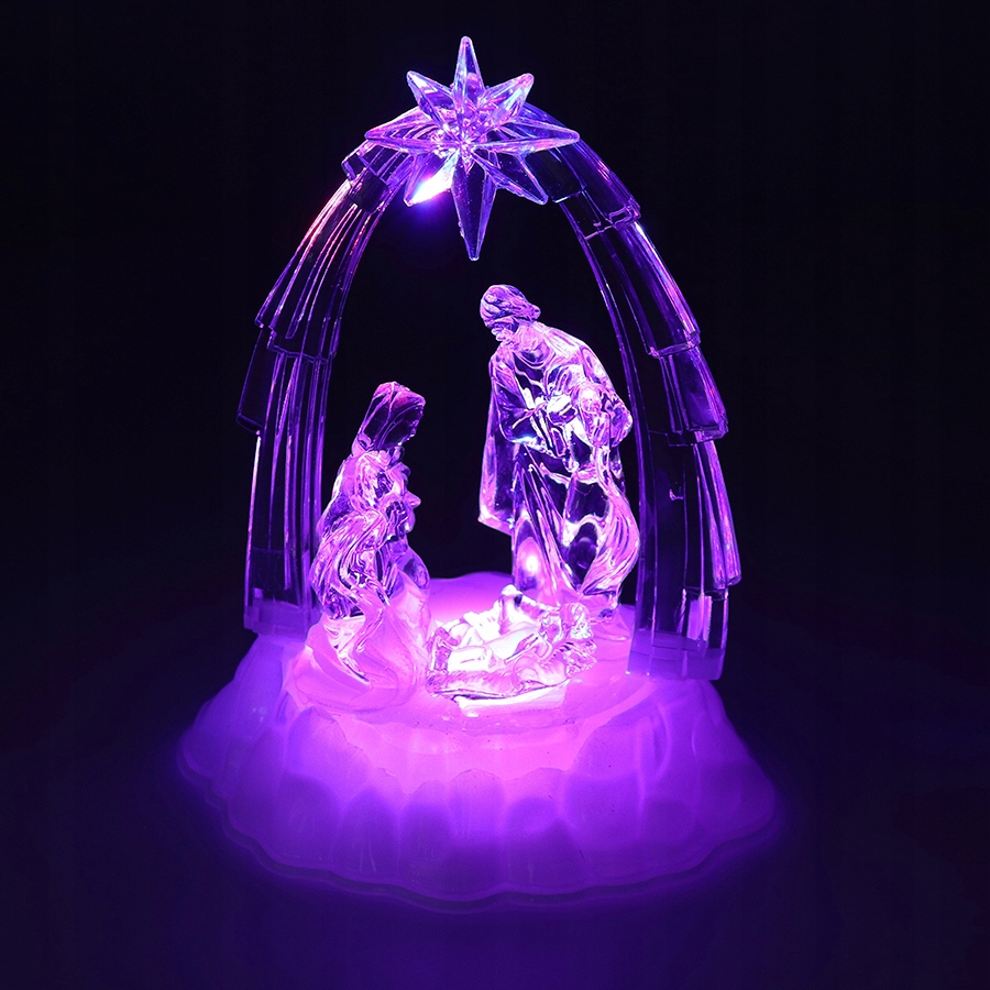 SZOPKA LED PREZENT NA MIKOŁAJA ŚWIĘTA MULTIKOLOR Szerokość produktu 13.5 cm