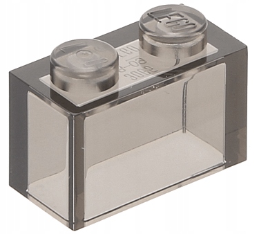 

Lego 3065 Klocek 1x2 przeź. czarny Nowy (1g)