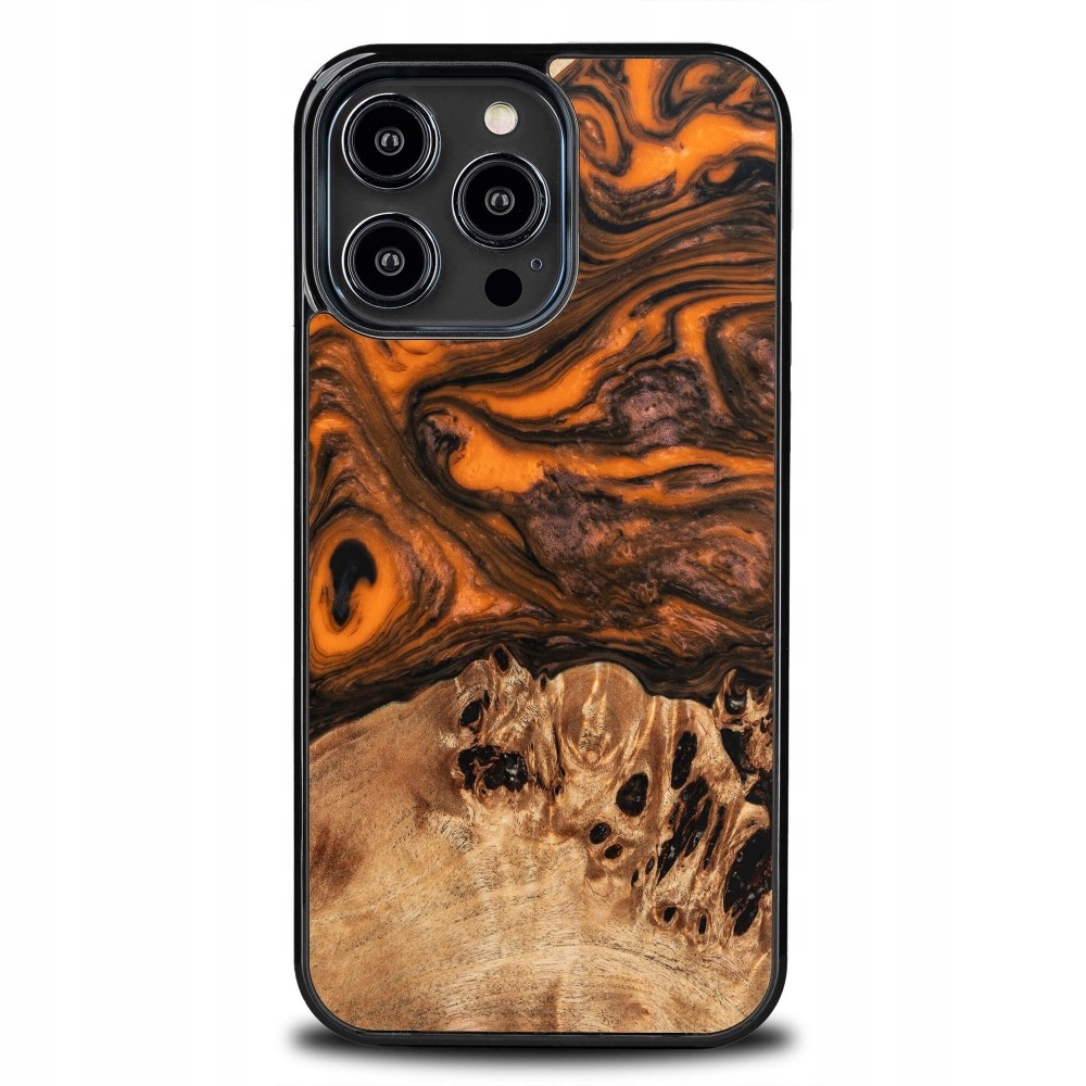 Pouzdro Bewood Unique pro iPhone 15 Pro Max oranžové