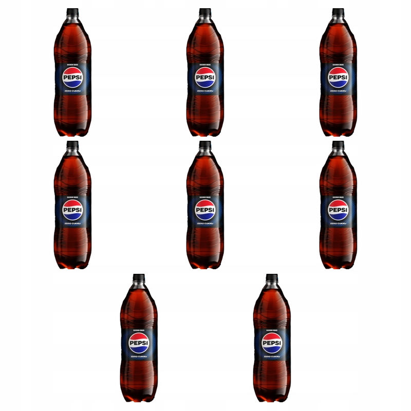 Pepsi Sycený nápoj bez cukru 2 l X8
