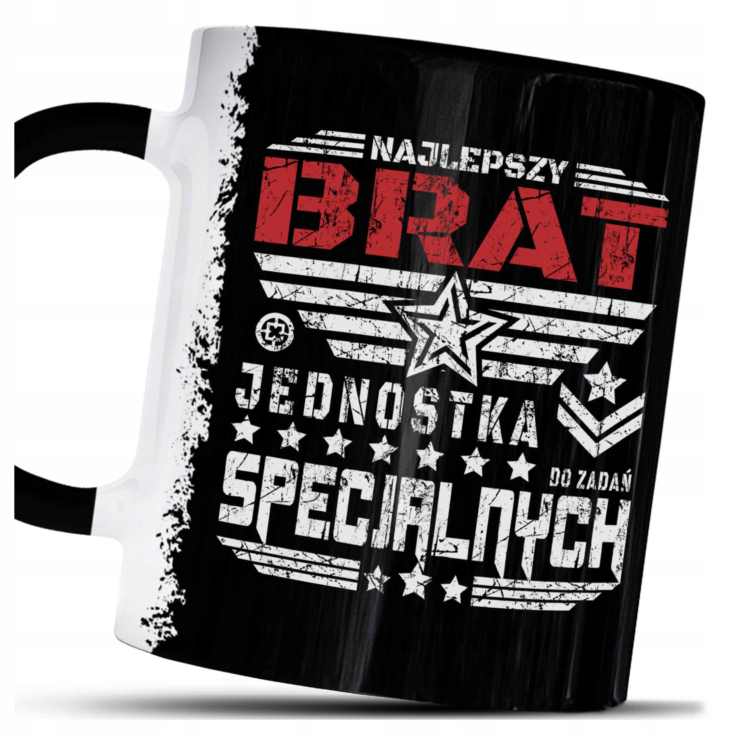 Kubek z nadrukiem Najlepszy Brat Jednostka Specjalna