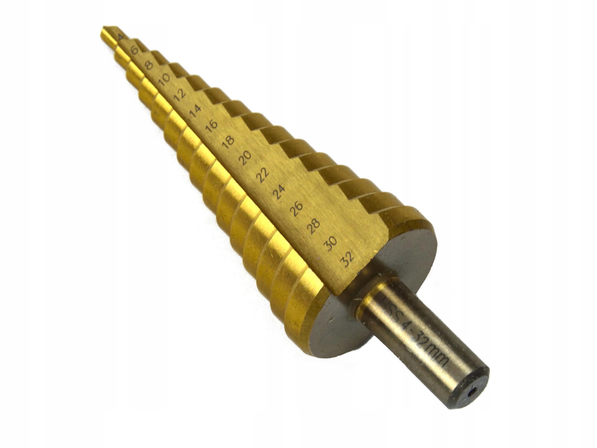 

Wiertło stożkowe Hss TiN 4-32mm